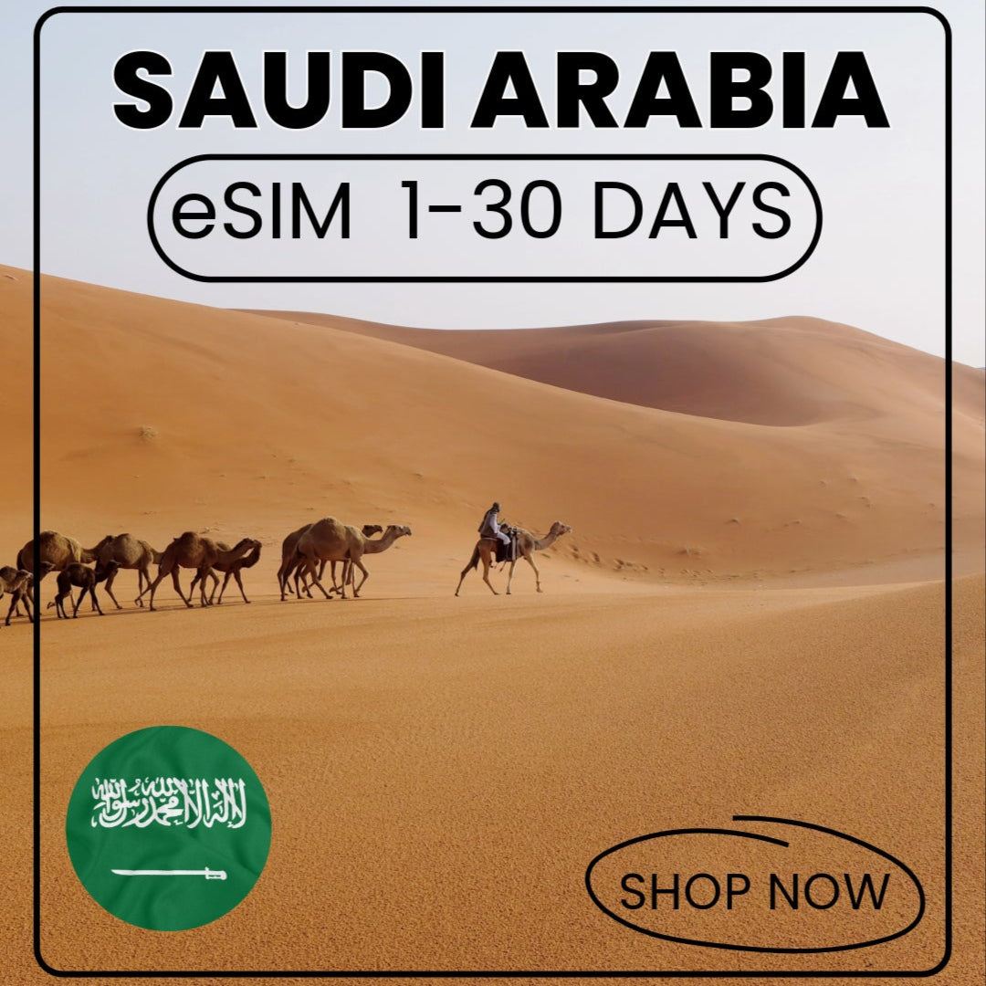 Saudi Arabia – Travel eSIM for Mobile Data Access