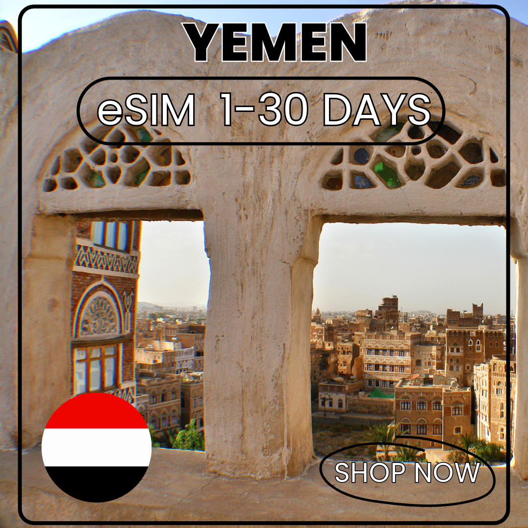 Yemen - Travel eSIM for Mobile Data Access