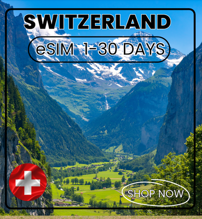 Switzerland - Travel eSIM for Mobile Data Access