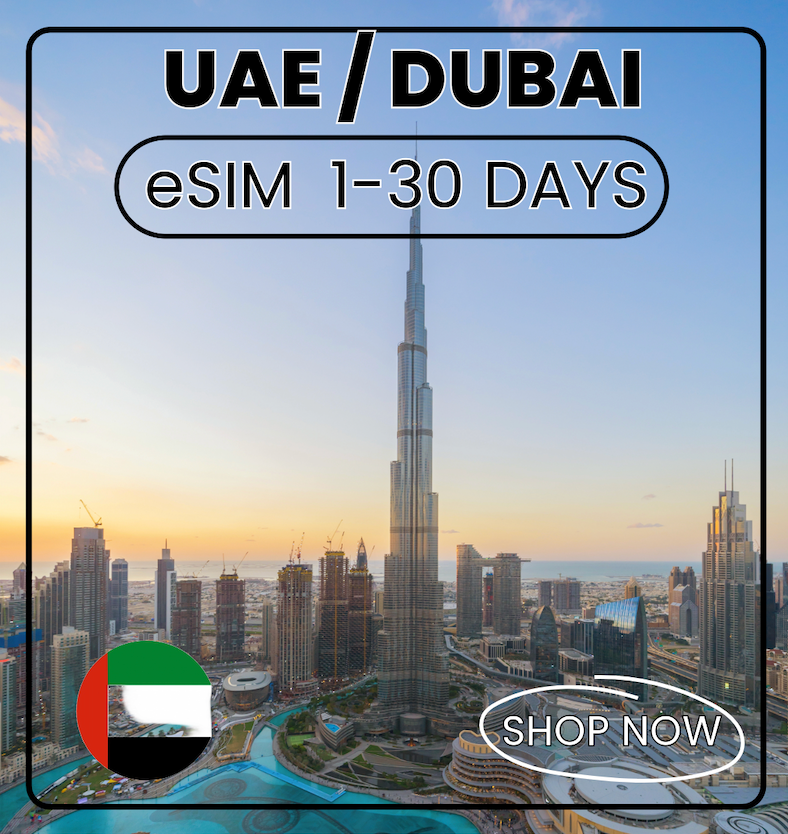 United Arab Emirates – Travel eSIM for Mobile Data Access